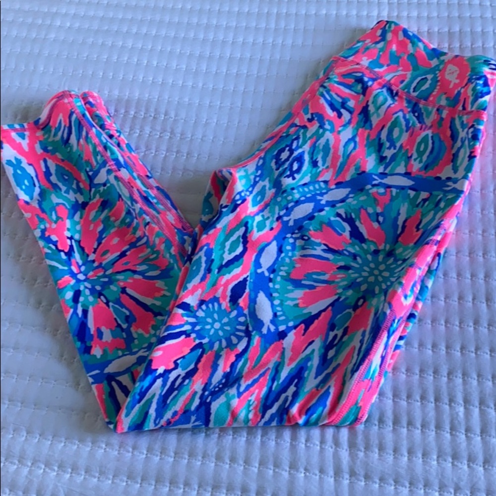 EUC Lilly Pulitzer Luxletic Leggings Small